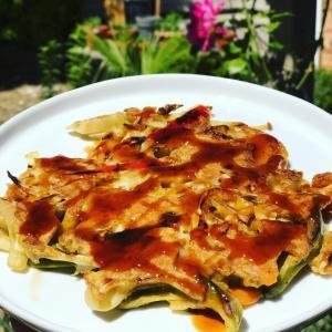 Okonomiyaki Japanese Cabbage Pancakes