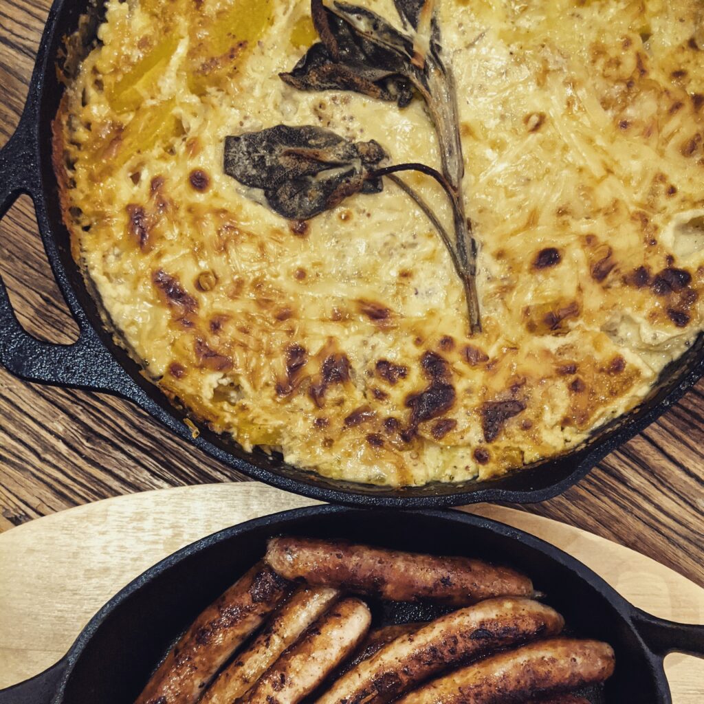 Butternut Squash, Mustard & Gruyère Gratin Recipe