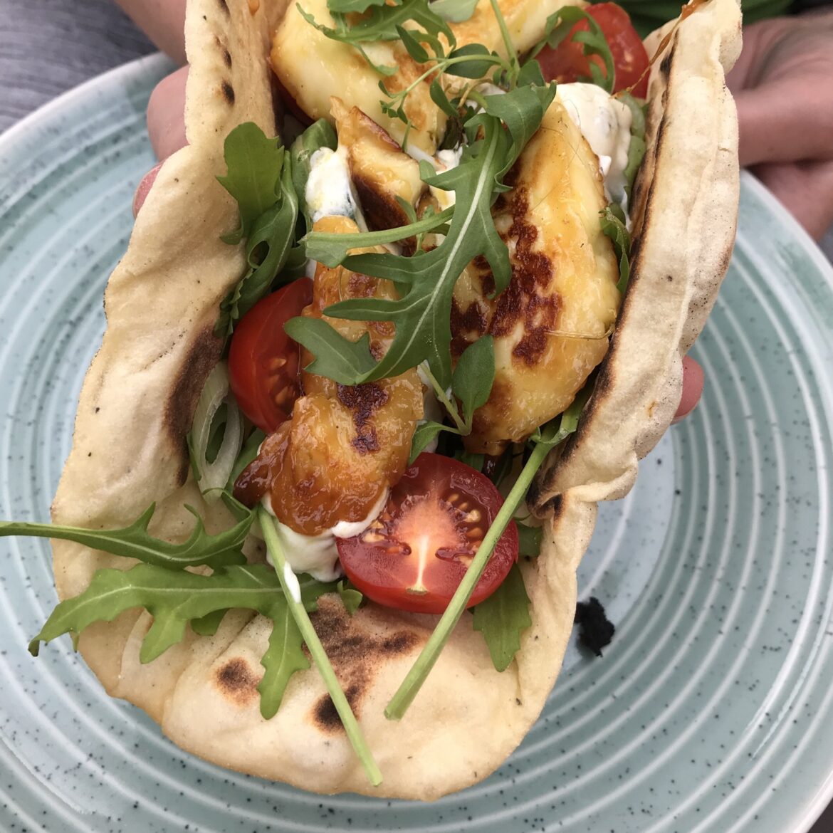 lemon-thyme-halloumi-flatbreads Lemon Thyme Halloumi Flatbreads