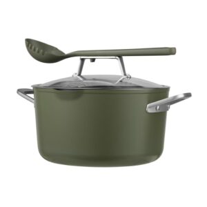 Ninja Foodi 8-in-1 PossiblePot with ZEROSTICK [Olive Green] CW202GNUK