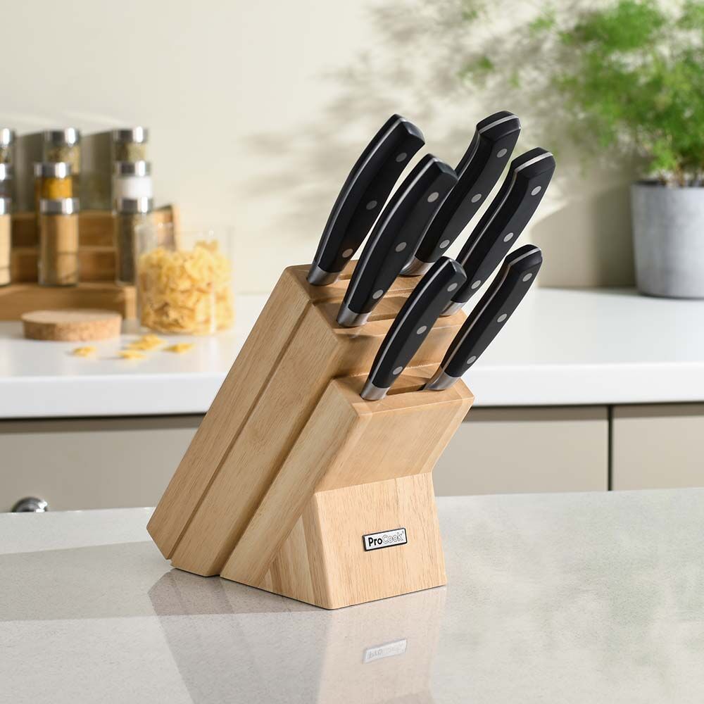 Gourmet Classic Knife Set 6 Piece and Wooden Block