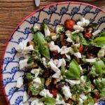 Roasted Aubergines With Coriander and Anchovy Salsa