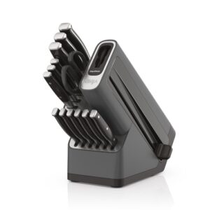 Ninja Foodi StaySharp Knife Block with Integrated Sharpener – Deluxe 14-Piece Set K32014UKDB