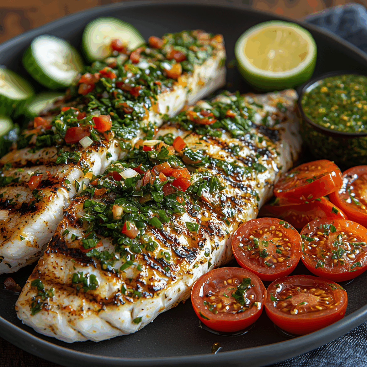 Chermoula-Grilled Sea Bass