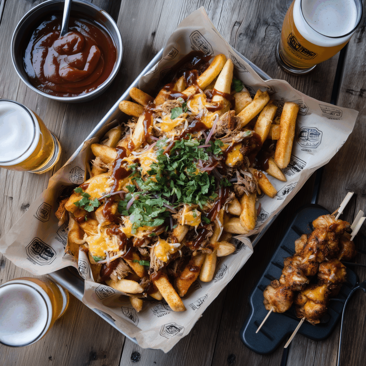 BBQ Pulled Pork Fries BBQ Pulled Pork Fries