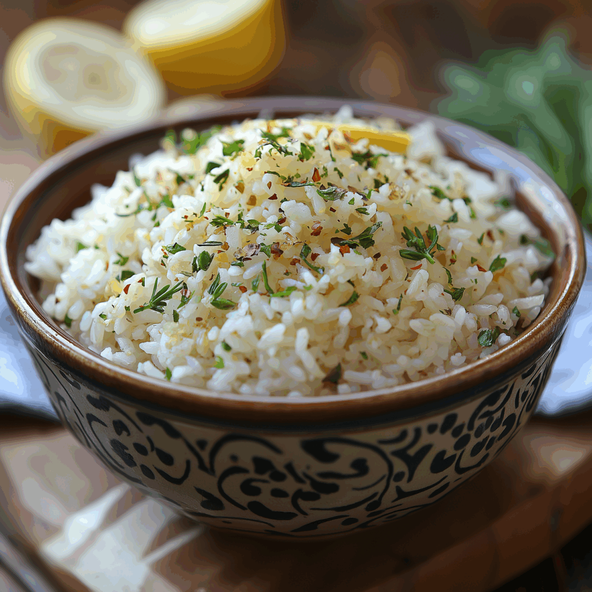Greek Lemon Herb Rice