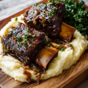 Beef Short Ribs with Ale and Treacle Glaze