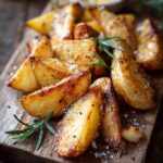 Crispy BBQ Potato Wedges with Rosemary and Garlic