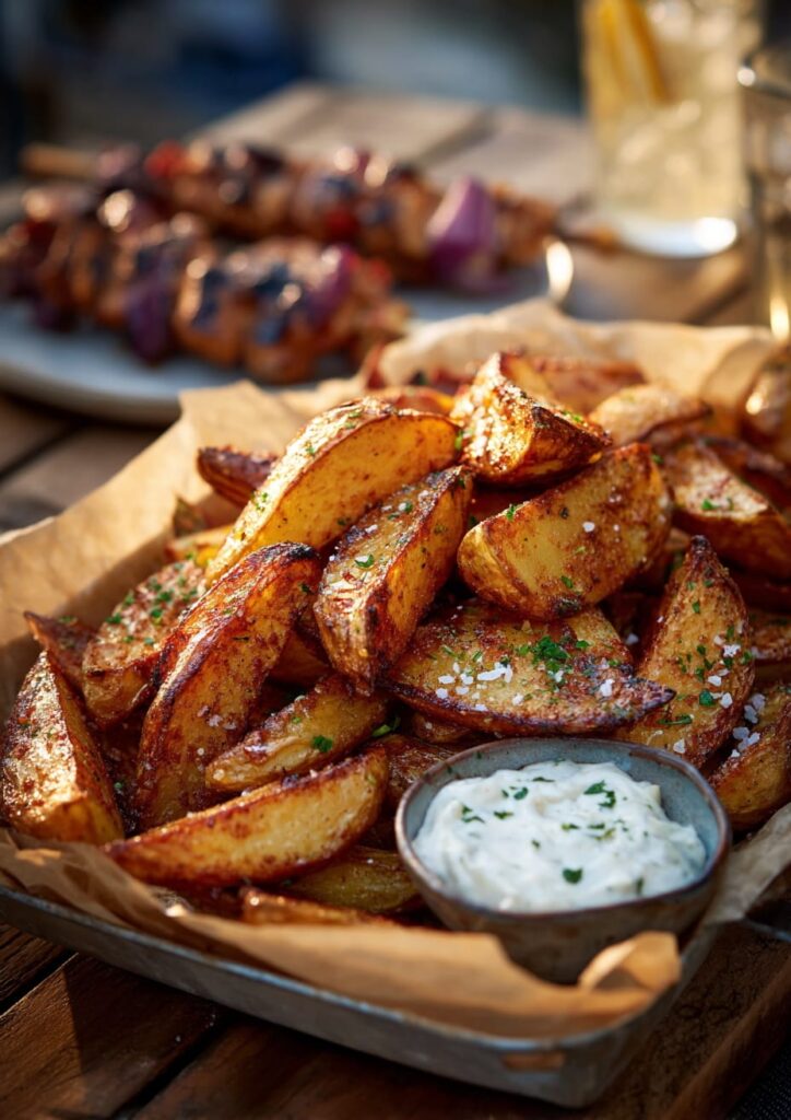 Crispy BBQ Potatoes with Smoked Paprika and Sea Salt