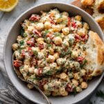 Greek Yoghurt Chickpea Salad with Roasted Peppers and Dill