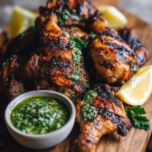 Argentinian Grilled Chicken with Chimichurri Sauce