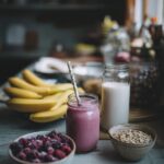 Frozen Fruit Smoothie with Mixed Berries and Banana