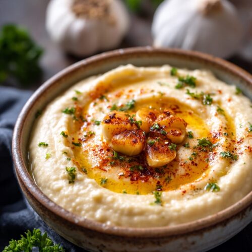 Roasted Garlic Hummus