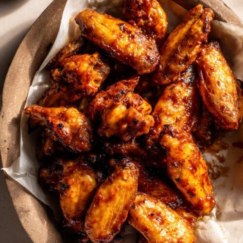 Air Fryer Honey BBQ Chicken Wings