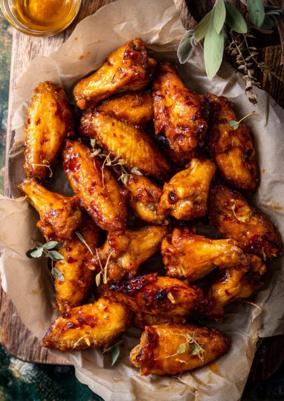 Maple Honey BBQ Chicken Wings for Autumn Evenings