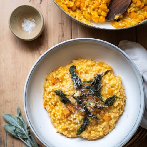 Pumpkin and Sage Risotto