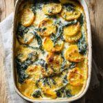 Pumpkin and Spinach Gratin with Fresh Sage