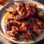Smoky Grilled Honey BBQ Chicken Wings