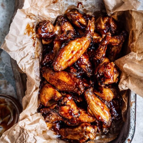 Sticky Honey BBQ Chicken Wings for Summer Picnics