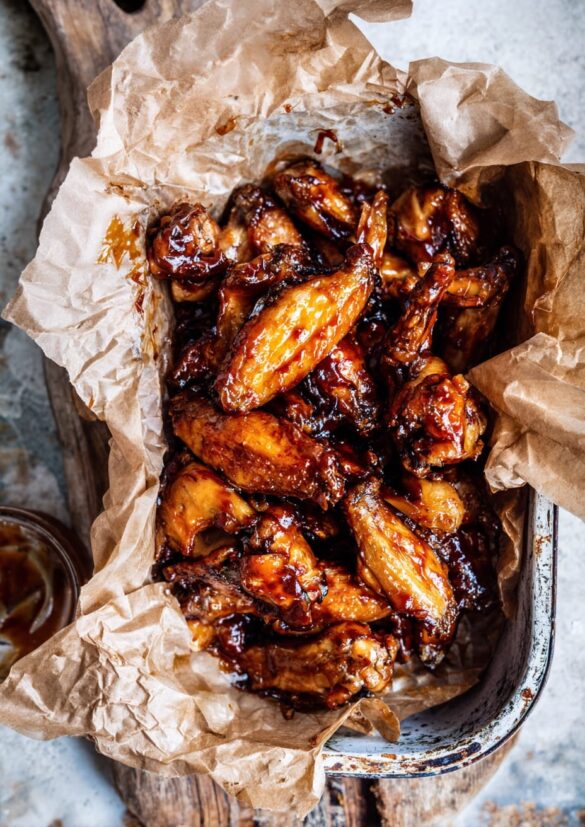Sticky Honey BBQ Chicken Wings for Summer Picnics