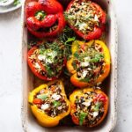 Stuffed Bell Peppers with Rice and Herbs