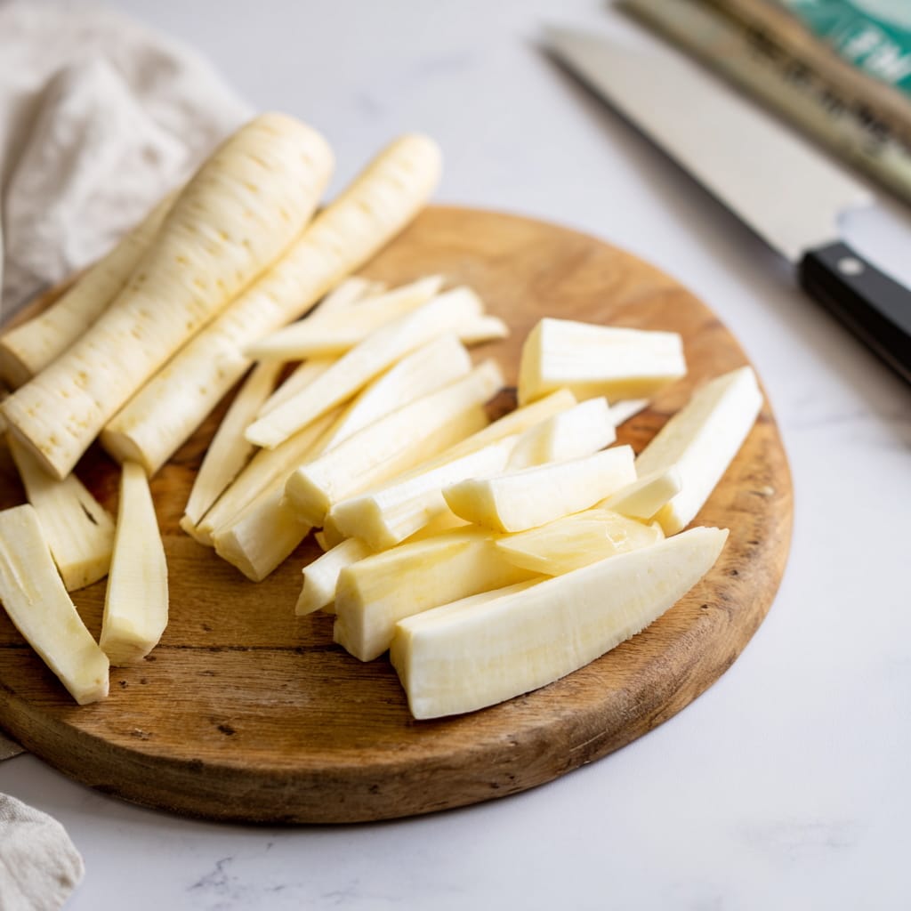 cut the parsnips into batons