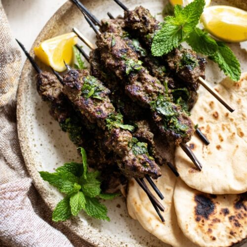 African Lamb Koftas with Mint and Coriander
