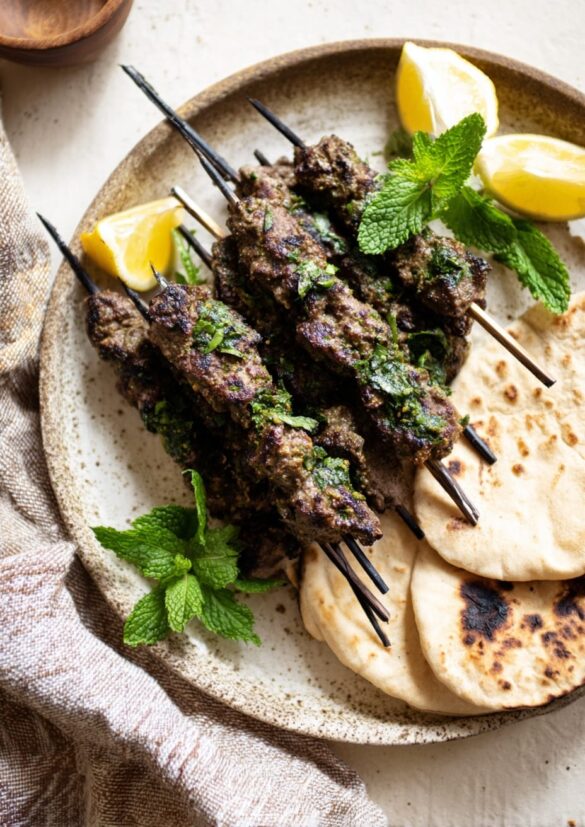 African Lamb Koftas with Mint and Coriander