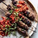 African Lamb Koftas with Tomato and Onion Relish
