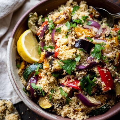 Couscous Salad with Roasted Vegetables