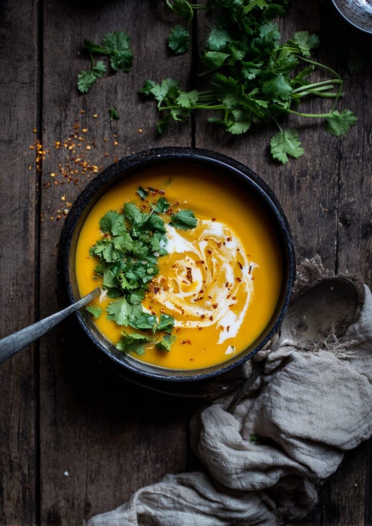 Creamy Roasted Butternut Squash Soup with Warming Spices
