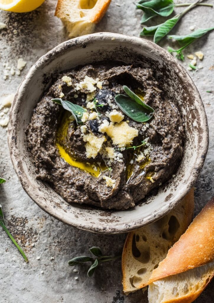 Creamy Spanish Tapenade with Manchego Cheese and Olives