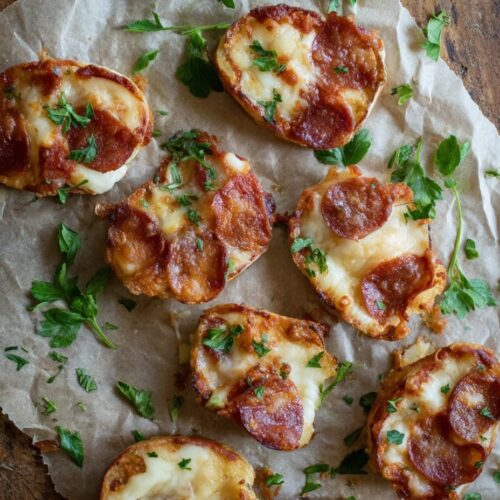 Easy Baked Tetilla Cheese and Chorizo Bites for Tapas