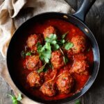 Lamb koftas in tomato and cinnamon sauce