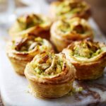 Puff Pastry Mini Pies with Chicken, Leek and Tarragon