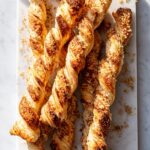Puff Pastry Twists with Parmesan and Smoked Paprika