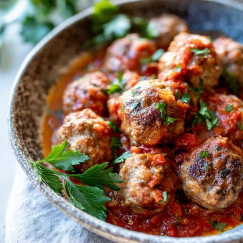 Quick Weeknight Spanish Turkey Meatballs