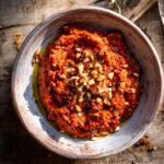 Roasted Red Pepper Spanish Tapenade Recipe with Almonds