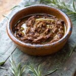 Rustic Spanish Tapenade with Roasted Garlic and Black Olives