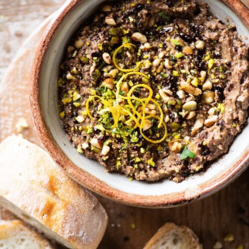 Spanish Tapenade with Mixed Nuts and Citrus Zest Twist