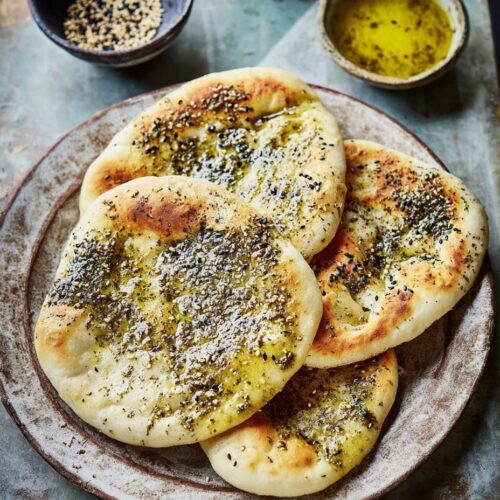 Warm Pita Bread with Za’atar