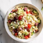 Greek Orzo Salad with Feta and Sundried Tomatoes
