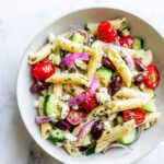 Greek Pasta Salad with Feta and Kalamata Olives