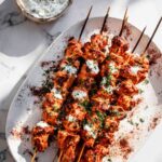 Lebanese Chicken Skewers with Sumac Yogurt Marinade