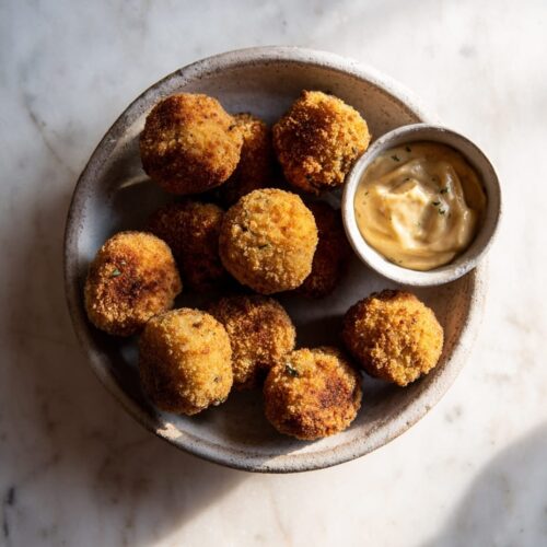 Air fryer croquettes with serrano ham and béchamel