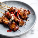 Balinese Pork Satay with Lemongrass and Coconut Marinade