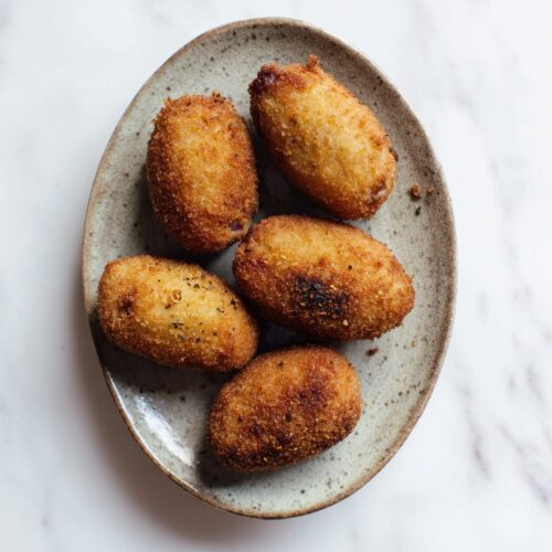 Bechamel croquettes with jamón ibérico and cheese