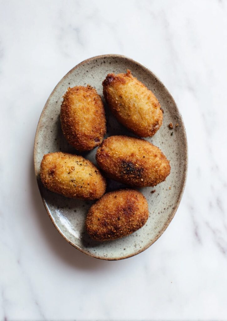 Bechamel croquettes with jamón ibérico and cheese