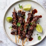 Beef Satay with Kecap Manis and Coriander Marinade