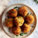 Croquettes with leftover roast chicken and cheddar